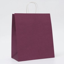 Craft package lilac, round handle, 32 x 19.5 x 37 cm, 120 g
