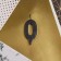 Candle for the cake, number "0", black.