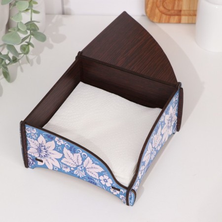 Wooden napkin "Gzhel", color-3