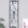 Climber Plastic, glass for 1 candle "Reflection of faith" D-4 cm old. silver 8x12x41 cm
