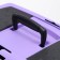 Carriage for animals with a metal door, 49 x 32 x 27, purple