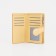 Women's wallet on magnet, yellow color