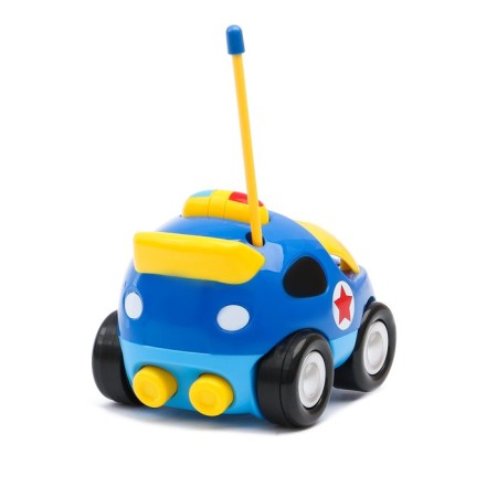 Radio -controlled “Police” machine, light and sound effects, works from batteries-3