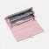 Women's wallet on magnet, pink color