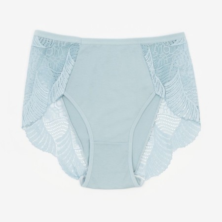 Panties female slips, blue color, rr 50-52