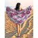 Pareo and beach rug "Life blooms", d = 150 cm