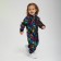 Combineson children, black/pink color, height 68 cm