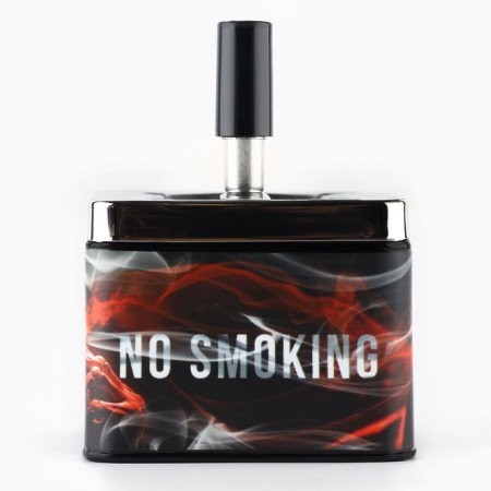 Ash beardless "No smoking", 12 x 9 cm.-2