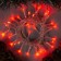 Garland “thread” 4 m, IP20, transparent thread, 40 LED, red glow, 2 modes, AAH3