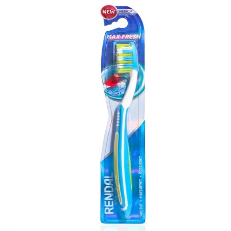 Rendall 3 Effect toothbrush, medium hardness, mix, 1 pc.-1