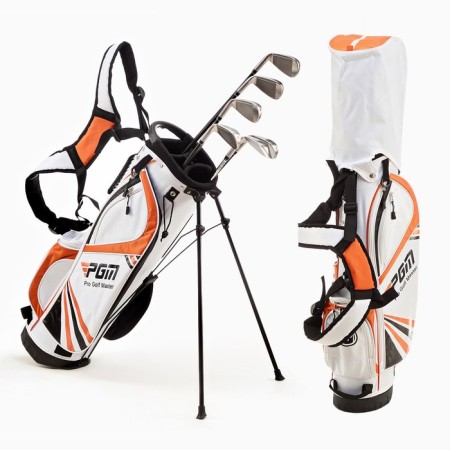PGM golf bag, for clubs, holes 19x28 cm, nylon. Orange