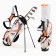 PGM golf bag, for clubs, holes 19x28 cm, nylon. Orange
