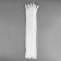 Lightning "Spiral", No. 7, detachable, castle machine, 50 cm, white color No. 101