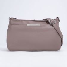 Bag Cross-Bodi with a zipper, pink color