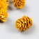 Decor for creativity "pine-yellow-yellow" size "size 2-4 cm