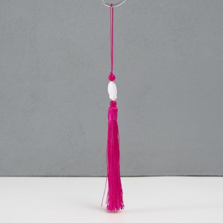 Textile suspension, plastic "Brush. Lotus" bright pink 1.2x2.7x14.5 cm