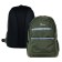 Youth backpack, 46 x 33 x 16 cm, ergonomic back, embroidery, stavia, khaki, light gray
