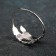 Ring for the napkin "Liszt", 4.5 × 2 cm, silver color