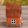 Aroma lace house "Fun", small, 9 cm, handmade, mix