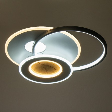 Cialogs with PDD "Circles" LED 160W black and white 50.5x46.5x6 cm Bayerlux