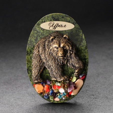 Magnet "Bear with a raised paw", coil