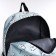Set of School backpack from textiles on lightning, 3 pockets, pencil case, turquoise color