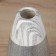 VAZA Ceramics Table "Brigham" Barrel, Diam. Overf.- 4cm, H-24.5x12 cm, white-gray