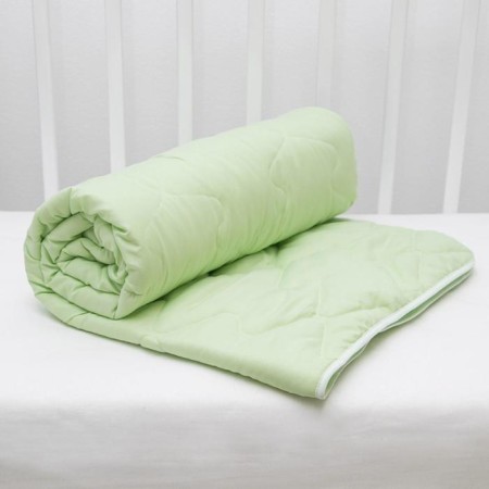 The blanket is quilted, size 105x140 cm, eucalyptus-2