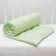 The blanket is quilted, size 105x140 cm, eucalyptus
