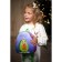 New Year's children's backpack "The one who behaved well", avocado, for the New Year