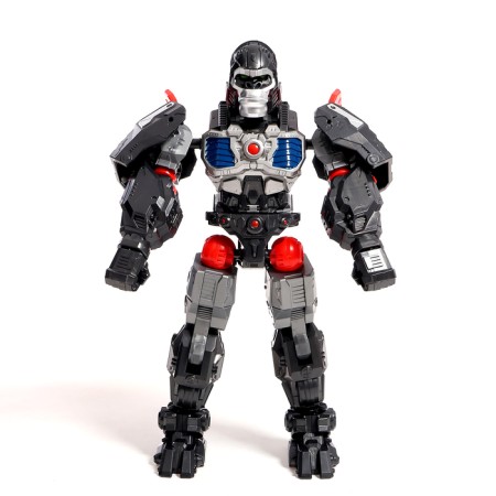 Gorilla robot, with metal elements, is transformed-7