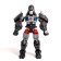 Gorilla robot, with metal elements, is transformed