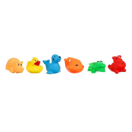 A set of rubber toys for the bath "Babies", 6 pcs, with a squeak, crumb I-8