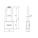 Castle of hinged PD-01-38-L English. 3 cl., Long. Duke