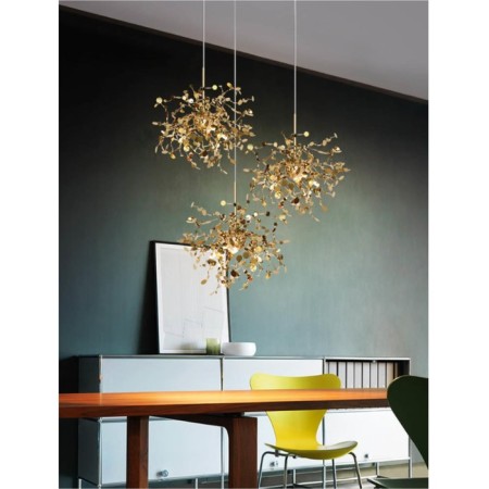 Bayerlux lamp "Istra" 3xg9 gold 58x58x30cm-7