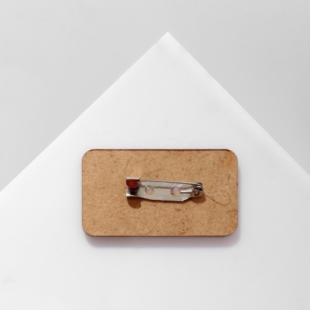 Brooch wooden "anime" drift, color-6