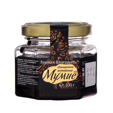 Mumiyo Altai "Mountain Grace" cleaned in glass, 100 g-5