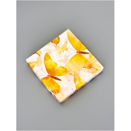 Cookie box, confectionery packaging, "gift for you", 15 x 15 x 3 cm-2