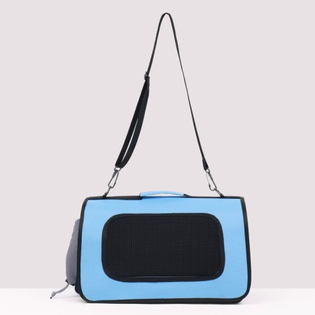 Board-carrier with a window for a muzzle, 42 x 21 x 25 cm, blue-1