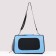 Board-carrier with a window for a muzzle, 42 x 21 x 25 cm, blue