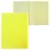 Folder with 30 A4, 500 μm inserts, calligrata, neon, yellow