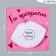 Magnet with a block for the notes "You are beautiful" 10x10 cm