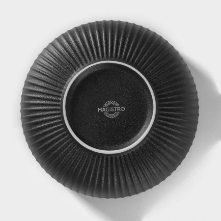 Porcelain bowl magistro line, 1.3 l, d = 17.5 cm, black color-3