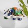 Brooch "Elephant" circus, color in gold