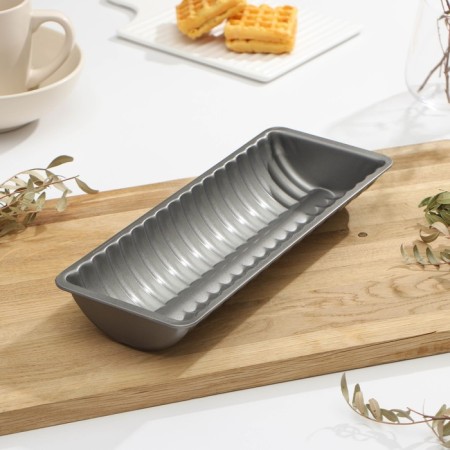 Baking form "Jacqueline. Roll ", 31 × 12 × 4 cm, anti -stick coating, black color