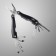 Multitul 9V1 in a case, black hilt, 9x3.5x2.5cm