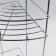 Wall corner shelf 2-tier Joy Home, chrome