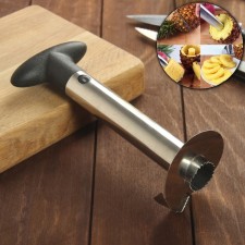 Figure knife for pineapple/fruit cuts, 9 × 25 cm, black color