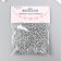 Set of beads "needlework" plastic, diameter 3 mm, 25 g, silver