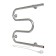 Electric towel "Sanprise" M-shaped, 500x500 mm, side connection, chromium